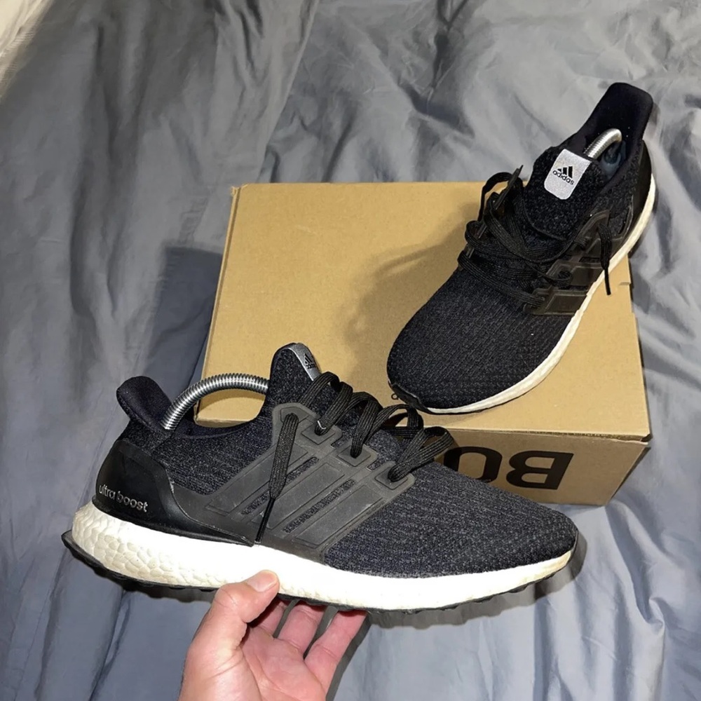 Adidas Women's Ultraboost DNA Black White Shoes Sneaker Boost S80682 Size 10